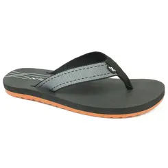 Chinelo de Dedo Itapuã  Preto e Laranja Masculino