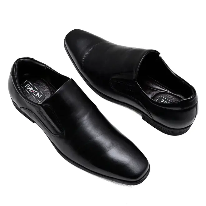 Sapato Social Sem Cadarço Ferracini London Preto Masculino