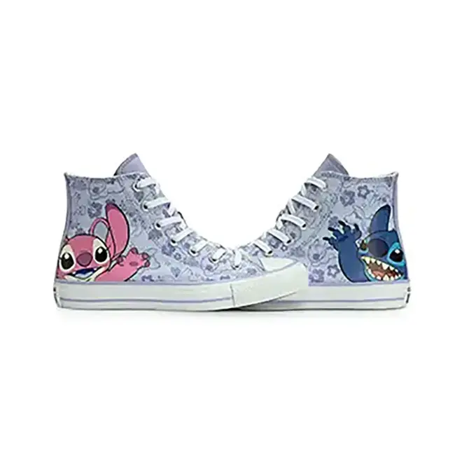 Tênis Converse Azul e Lilás Menina