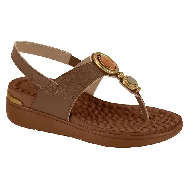 Rasteira Flatform Modare Avelã Feminina