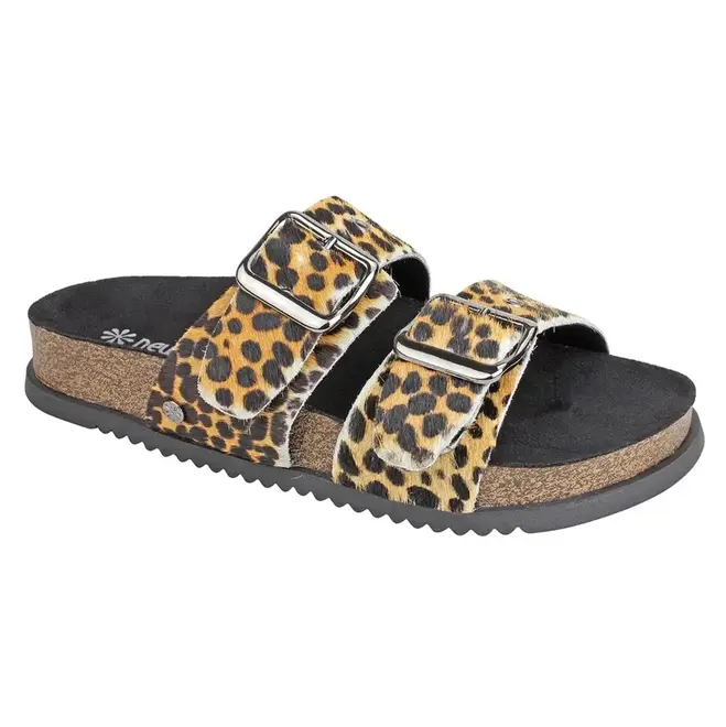 Papete Rasteira New Face Camel Feminina