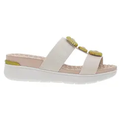 Rasteira Flatform Modare Creme Feminina
