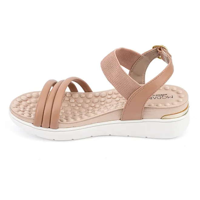 Rasteira Flatform Modare Nude Feminina
