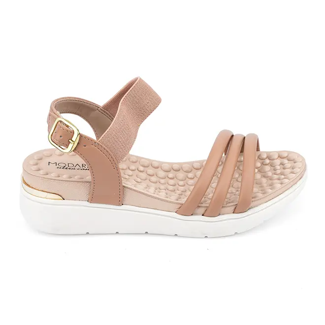 Rasteira Flatform Modare Nude Feminina