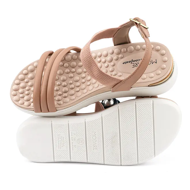 Rasteira Flatform Modare Nude Feminina