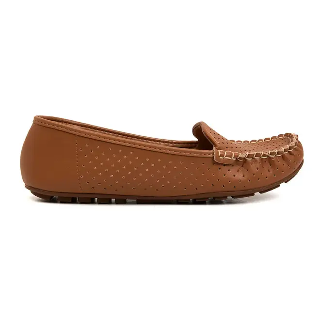 Sapato Mocassim Vizzano Camel Feminino