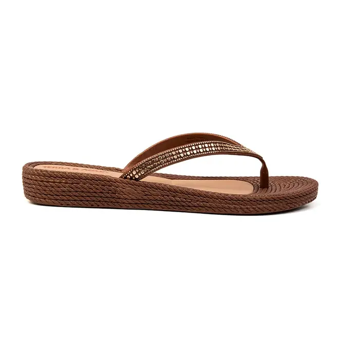 Chinelo Dedo Terra e Água Mocca Feminino