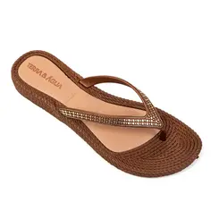 Chinelo Dedo Terra e Água Mocca Feminino