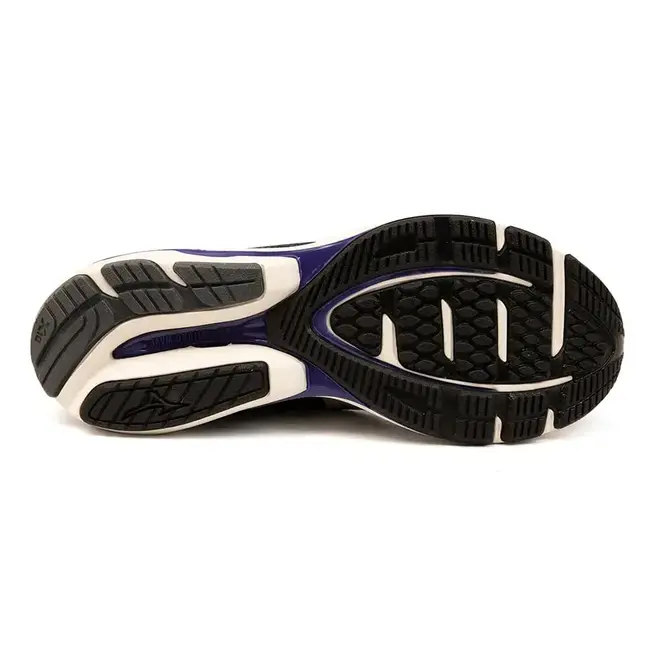 Tênis de Treino Mizuno Wave Dynasty 7 Preto e Roxo Feminino