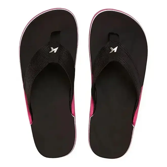 Chinelo Dedo Kenner NK6 Pro Preto e Pink Feminino