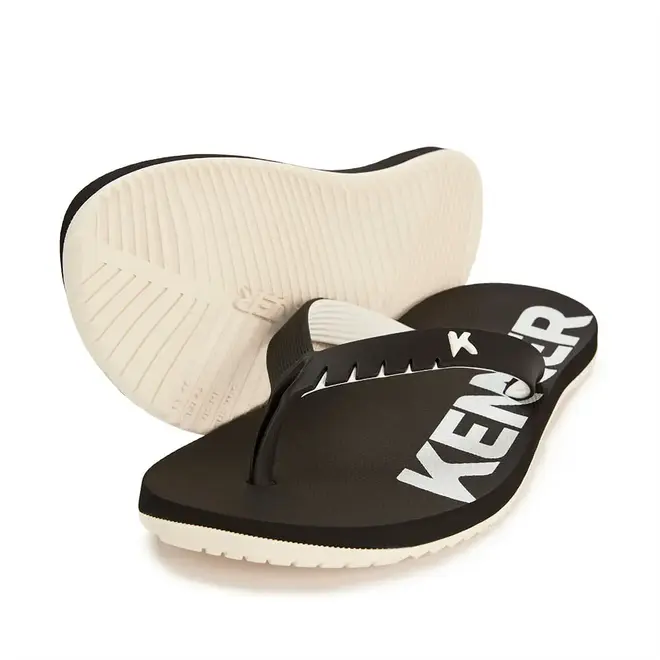 Chinelo Dedo Kenner Red Branco e Preto Masculino