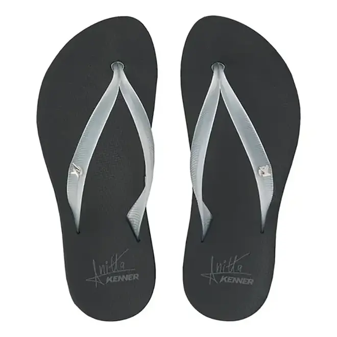 Chinelo Dedo Kenner Ibiza Anitta Preto e Cristal Feminino