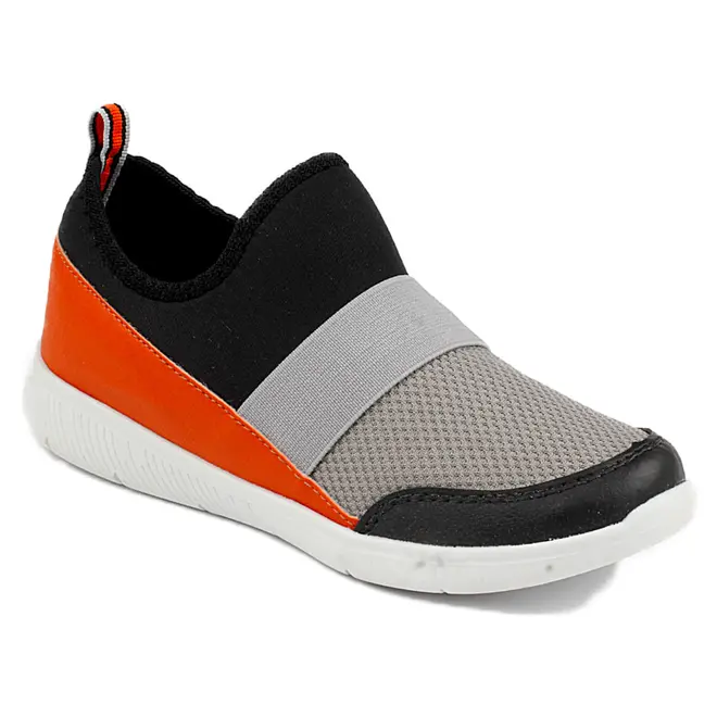 Tênis Casual Juvenil Masculino Itapuã - Preto/Cinza