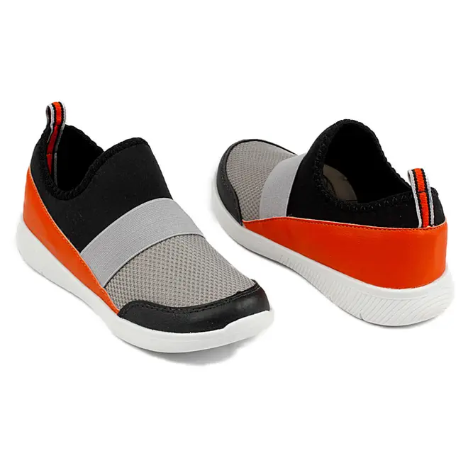 Tênis Casual Juvenil Masculino Itapuã - Preto/Cinza