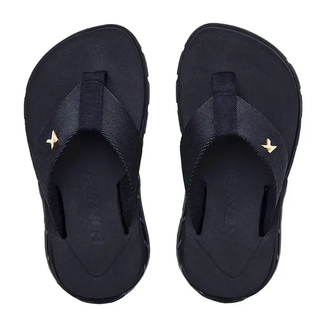 Chinelo Dedo Kenner Rakka Kids Preto Juvenil Masculino