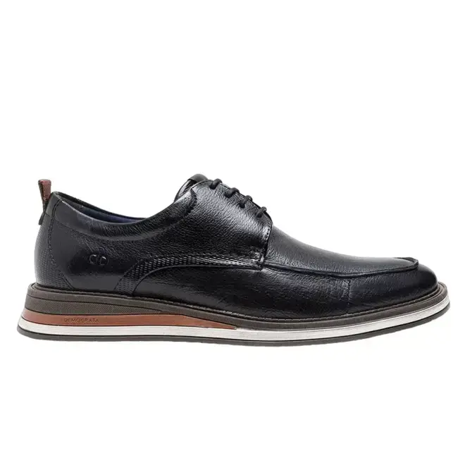 Sapato Casual Democrata Type Preto  Masculino