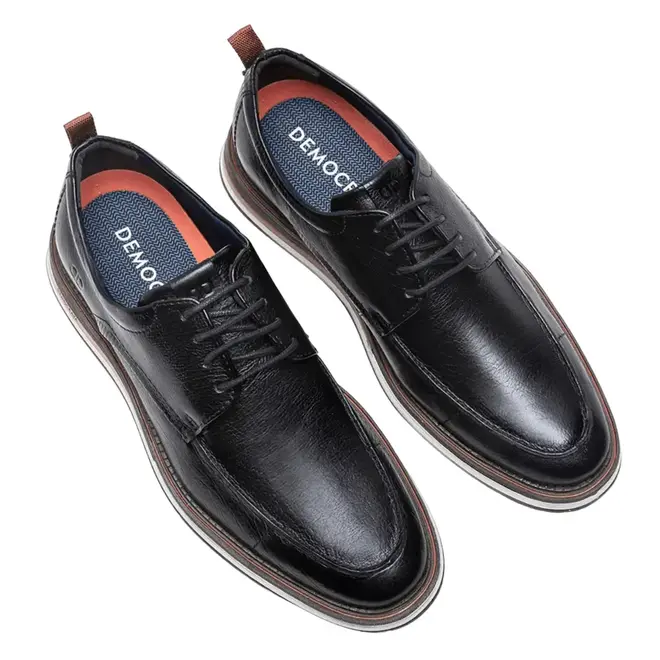 Sapato Casual Democrata Type Preto  Masculino