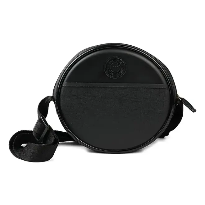 Bolsa Moleca Tiracolo Redonda Preto  Feminino
