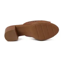 Tamanco Salto Modare Avelã Feminino