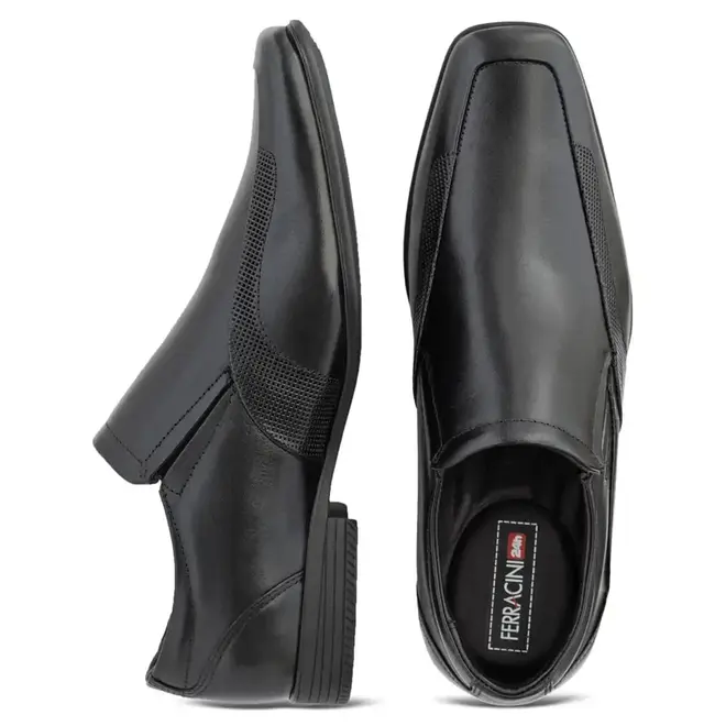 Tamanco Flatform Zaxy Preto Glitter Juvenil Feminino