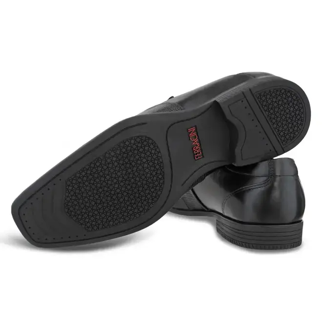 Tamanco Flatform Zaxy Preto Glitter Juvenil Feminino