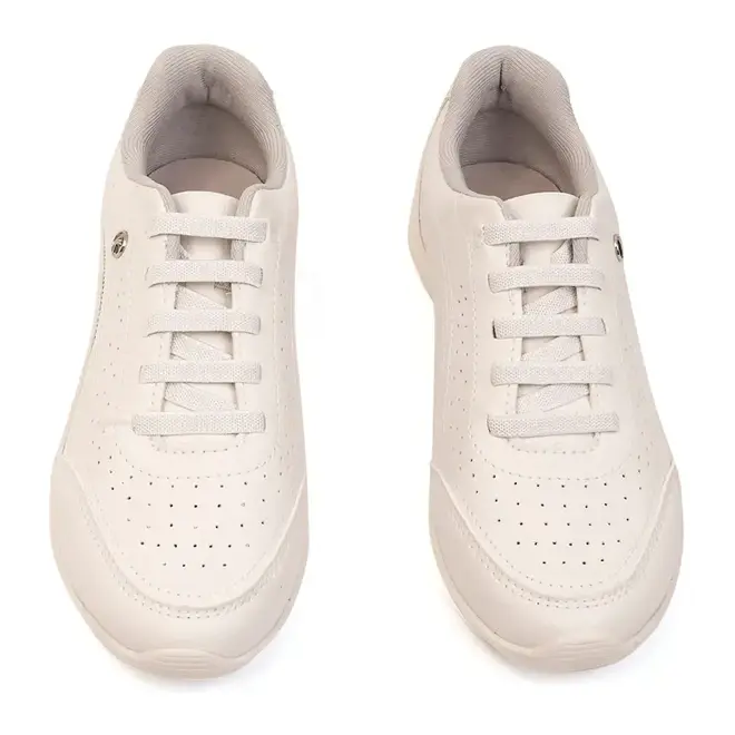 Tênis Casual Sola Caixa Kolosh Off White Feminino