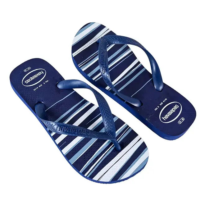 Chinelo Dedo Havaianas Marinho e Branco Masculino