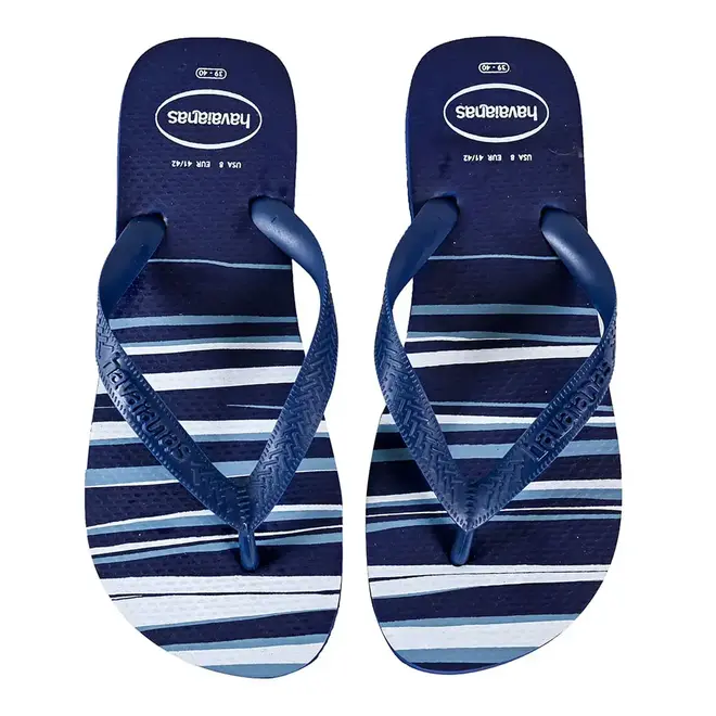 Chinelo Dedo Havaianas Marinho e Branco Masculino