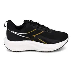 Tênis de Treino Diadora Preto e Dourado Masculino