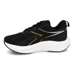 Tênis de Treino Diadora Preto e Dourado Masculino