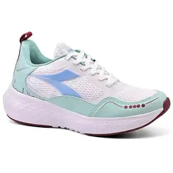 Tênis de Treino Diadora Branco e Azul Feminino