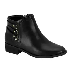 Bota Flats Modare Preto Feminina
