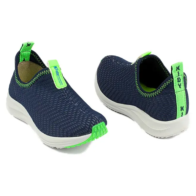Tênis Casual Infantil Masculino Kidy - Marinho/Verde
