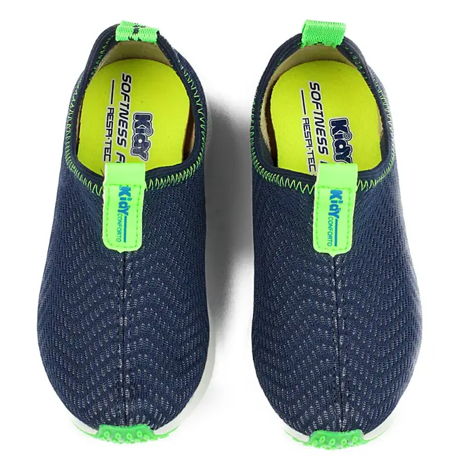 Tênis Casual Infantil Masculino Kidy - Marinho/Verde