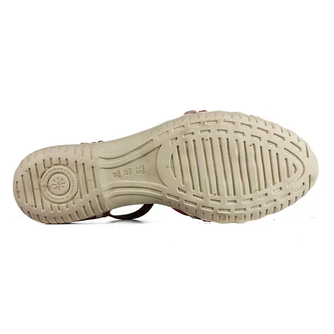 Sandália New Face Flat Marrom e Multicores Feminino