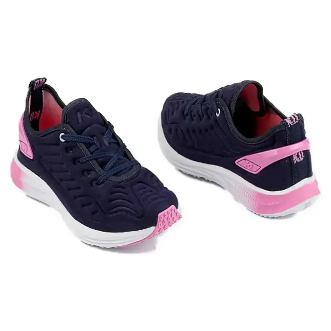 Tenis Kidy Energy Respitec Pratice Marinho e Rosa Infantil