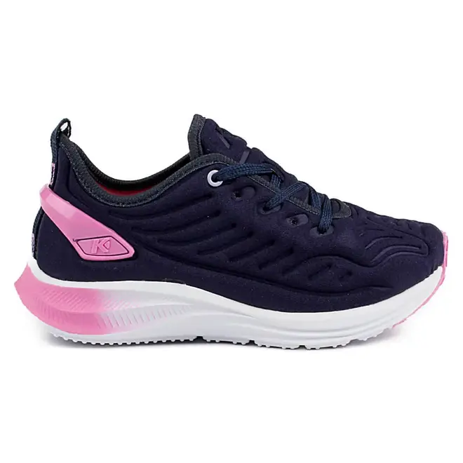 Tenis Kidy Energy Respitec Pratice Marinho e Rosa Infantil