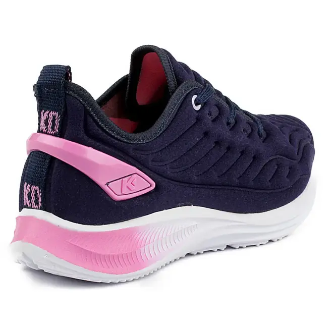Tenis Kidy Energy Respitec Pratice Marinho e Rosa Infantil