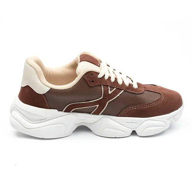 Tenis Casual Jogging Juliana Amaral Sh520-Terra