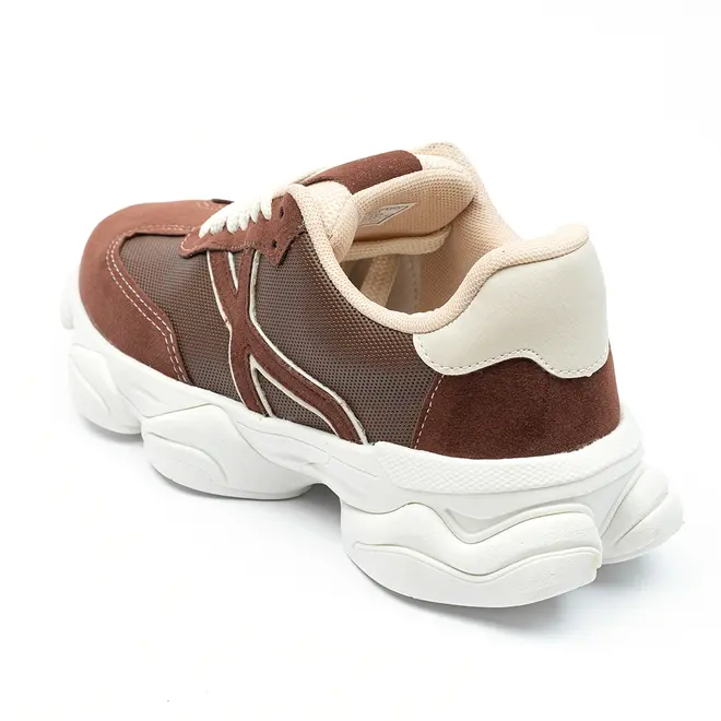 Tenis Casual Jogging Juliana Amaral Sh520-Terra