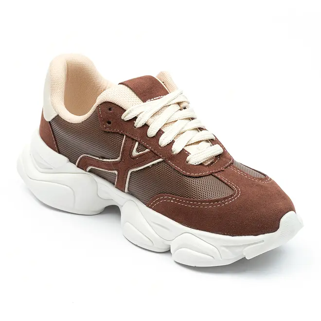 Tenis Casual Jogging Juliana Amaral Sh520-Terra