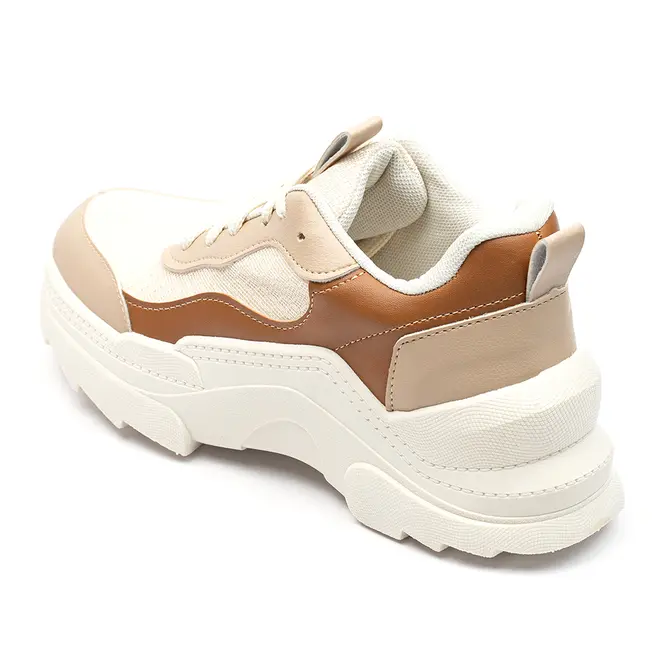 Tenis Casual Jogging Juliana Amaral Ta01-Carvalho