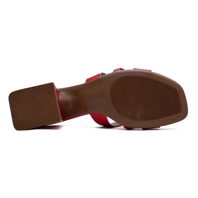 Tamanco Salto Bebecê Vermelho Feminino