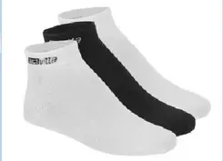 Meia Esportiva Actvitta Branca e Preta Masculina