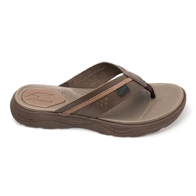 Chinelo Couro Itapuã Ebano Masculino