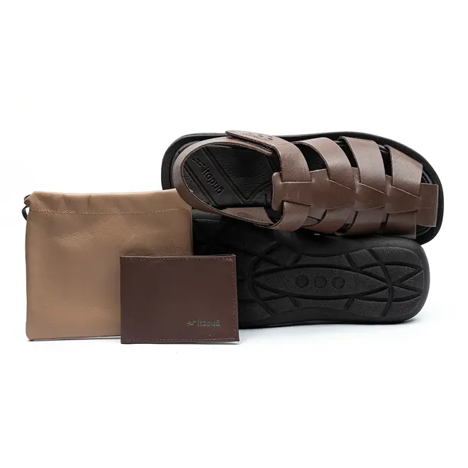 Sandália Flats Itapuã Café Masculino