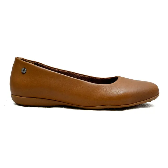 Sapatilha Bico Redondo New Face Capuccino Feminino