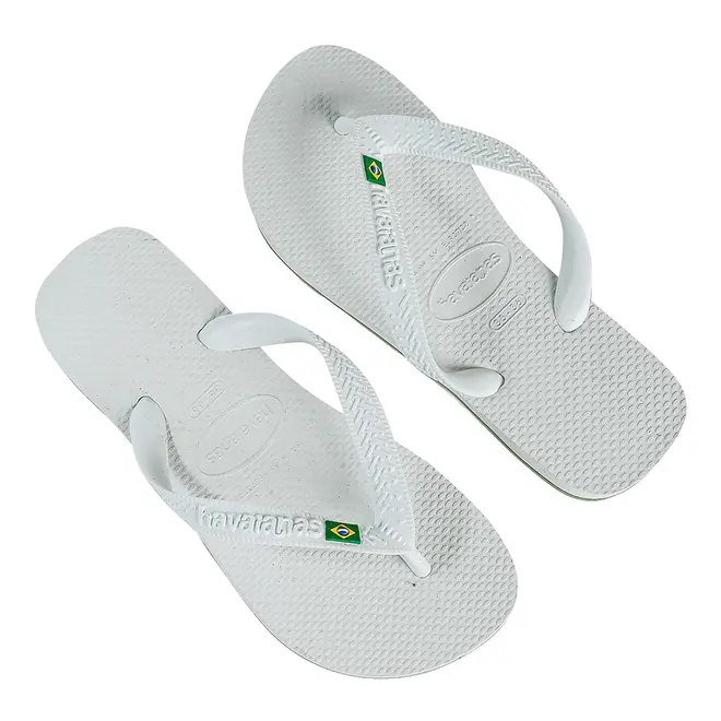 Chinelo Havaianas Brasil Branco Masculino