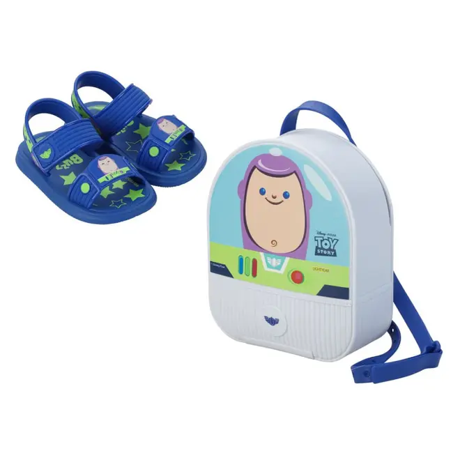 Sandália Flats Grendene Kids Buzz Lightyear Azul Infantil Masculina