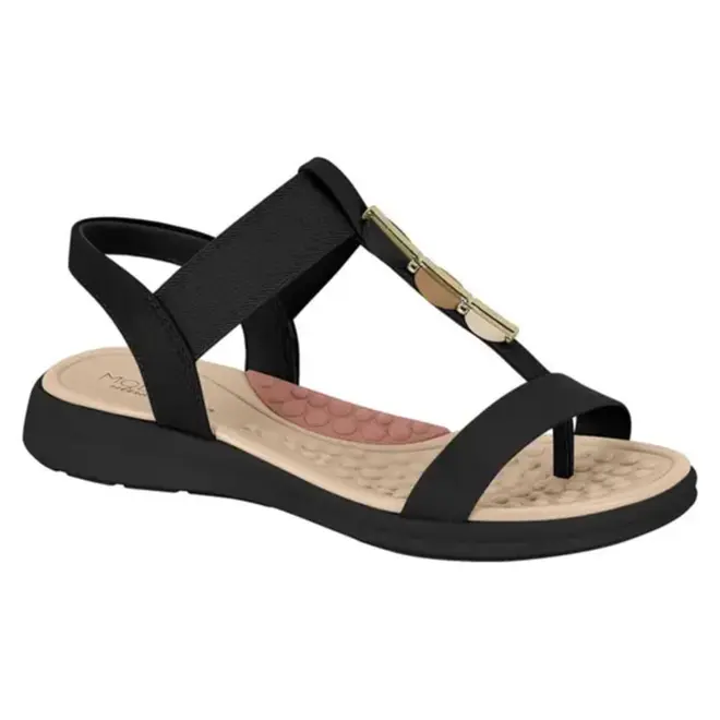 Tamanco Rasteira Modare Preto Feminino